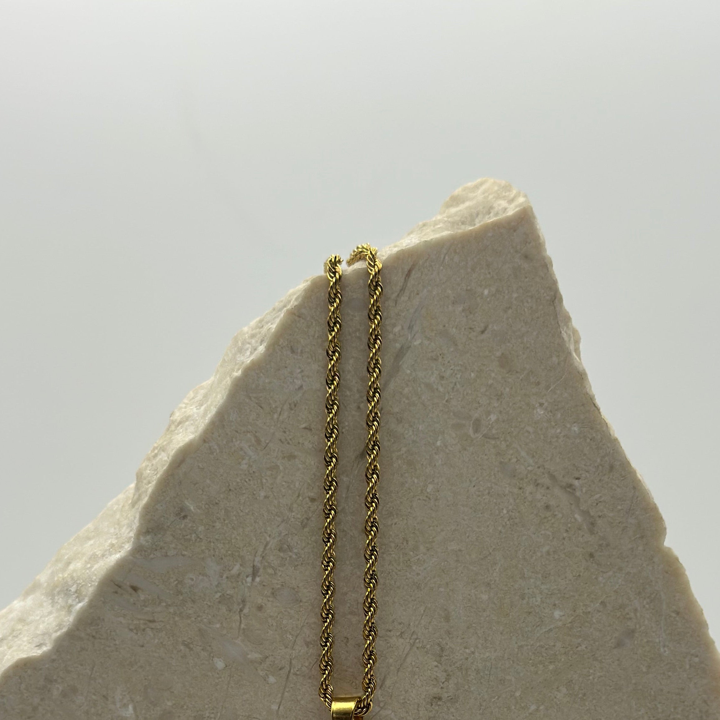 Stainless steel ketting 55 cm