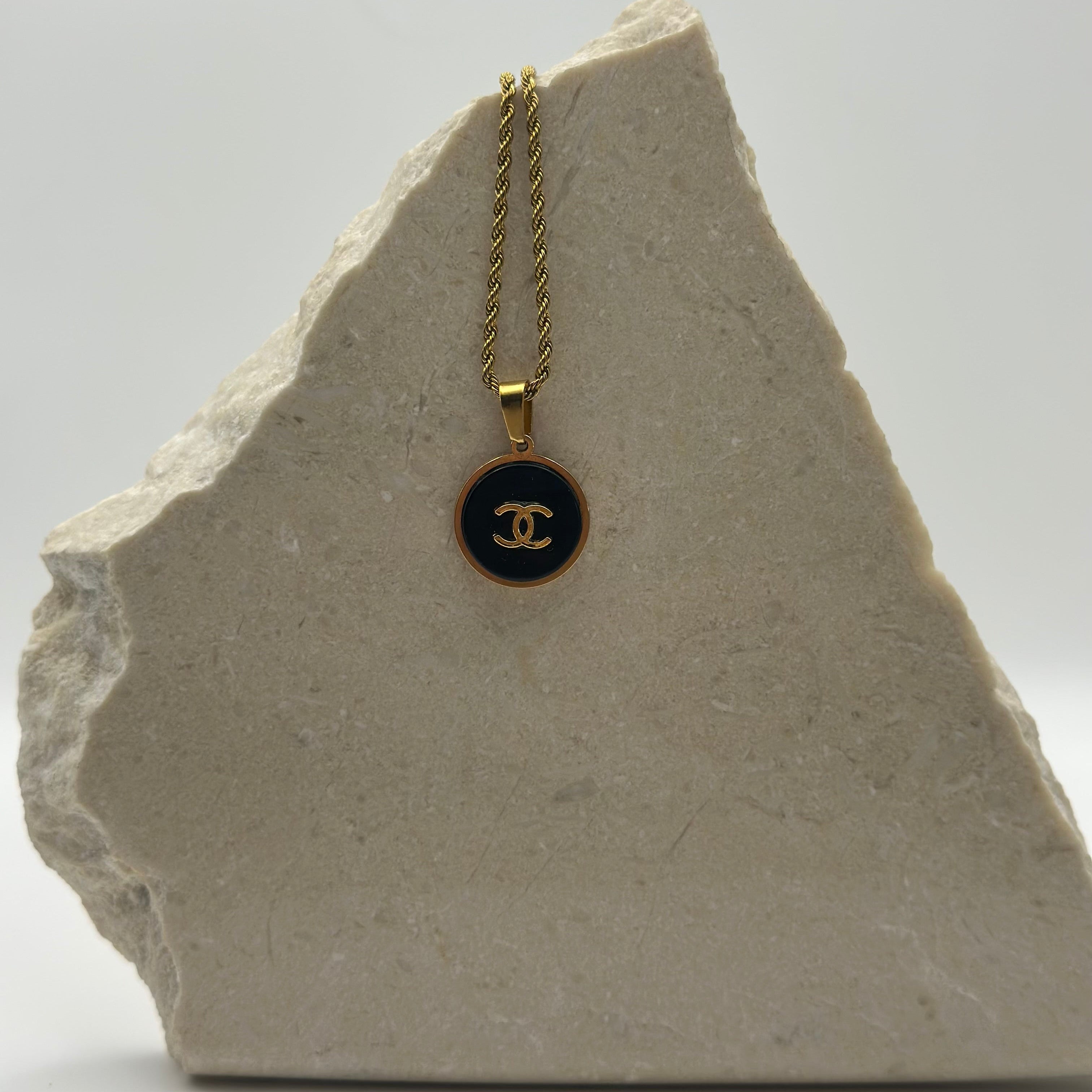 Chanel black 15 mm